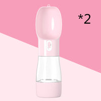 Portable Dog Water Dispenser – 2-in-1 Pet Bottle