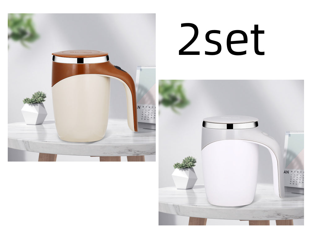 Mug with Stirrer – EasyMix Self Stirring Convenience