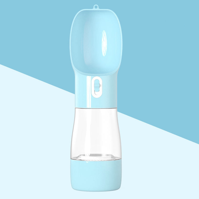 Portable Dog Water Dispenser – 2-in-1 Pet Bottle