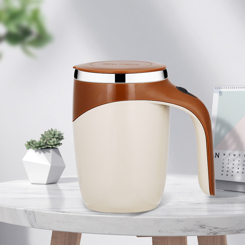 Mug with Stirrer – EasyMix Self Stirring Convenience