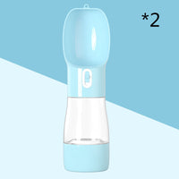 Portable Dog Water Dispenser – 2-in-1 Pet Bottle