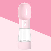 Portable Dog Water Dispenser – 2-in-1 Pet Bottle