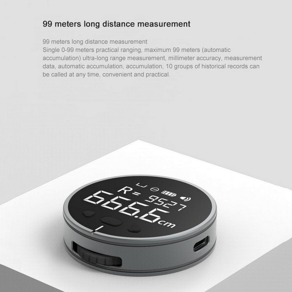 Digital Rolling Tape Measure – Smart Rechargeable Measuring Tool