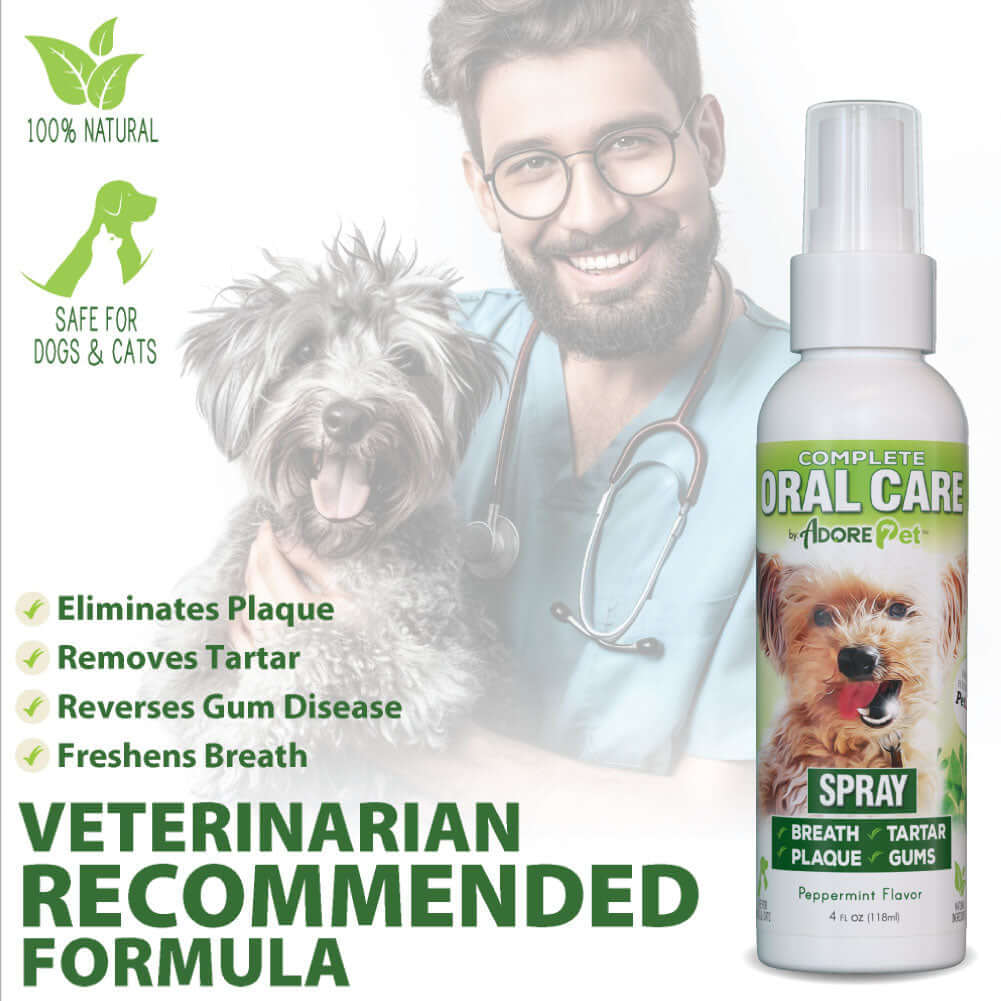 Oral Care Spray – No-Brush Pet Dental Care