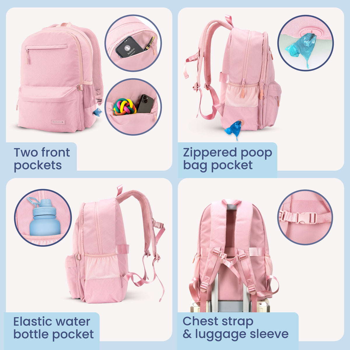 Dog Travel Backpack™ – All-in-One Pet Travel Bag