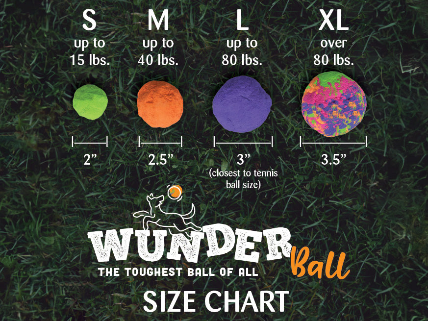 WUNDERball Fetch Toy – Durable Dog Ballh Toy