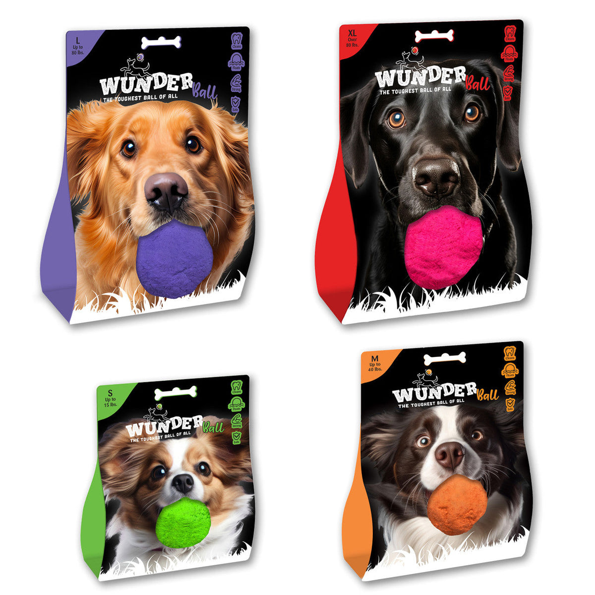 WUNDERball Fetch Toy – Durable Dog Ballh Toy