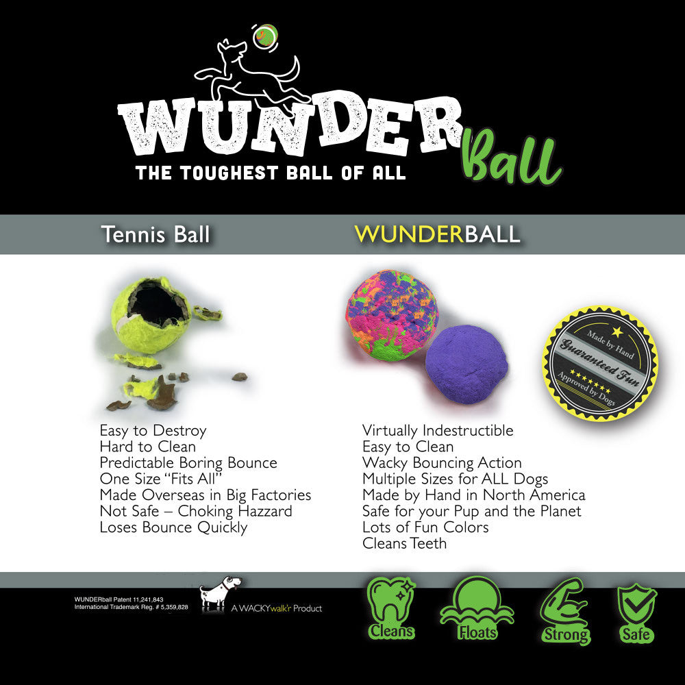 WUNDERball Fetch Toy – Durable Dog Ballh Toy
