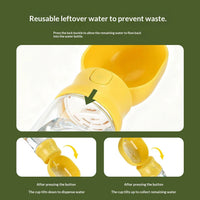 Portable Dog Water Bottle – Easy Hydration for Travel