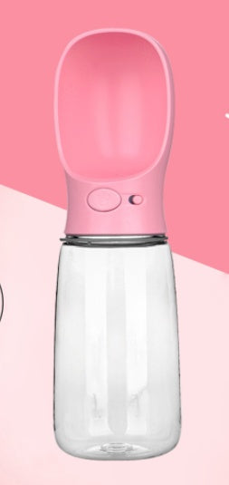 Portable Dog Water Dispenser – 2-in-1 Pet Bottle