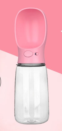 Portable Dog Water Dispenser – 2-in-1 Pet Bottle