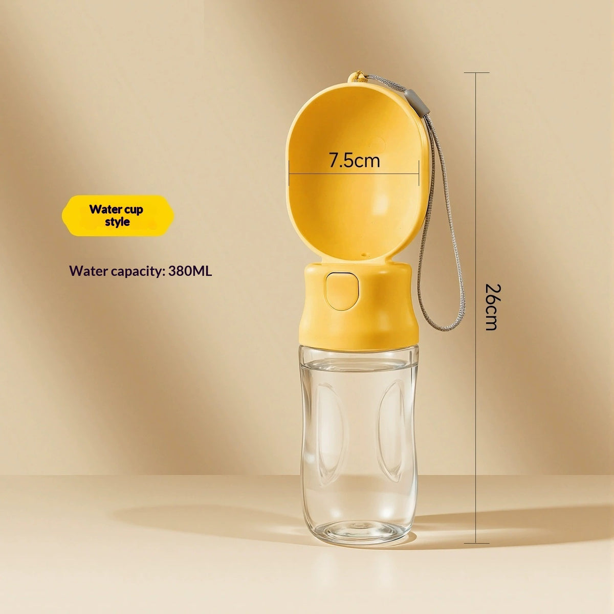 Portable Dog Water Bottle – Easy Hydration for Travel