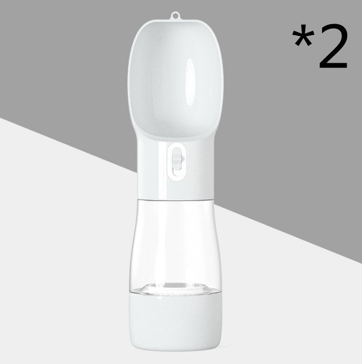 Portable Dog Water Dispenser – 2-in-1 Pet Bottle