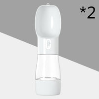 Portable Dog Water Dispenser – 2-in-1 Pet Bottle
