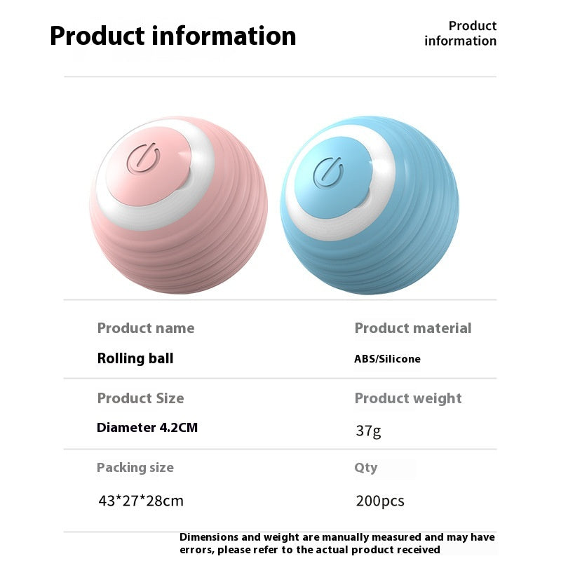 Interactive Moving Pet Ball – Smart Toy