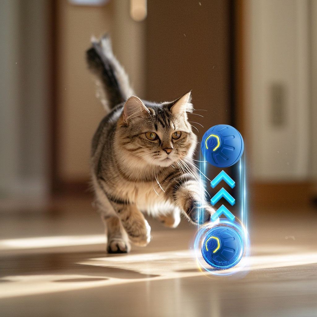 Interactive Moving Pet Ball – Smart Toy