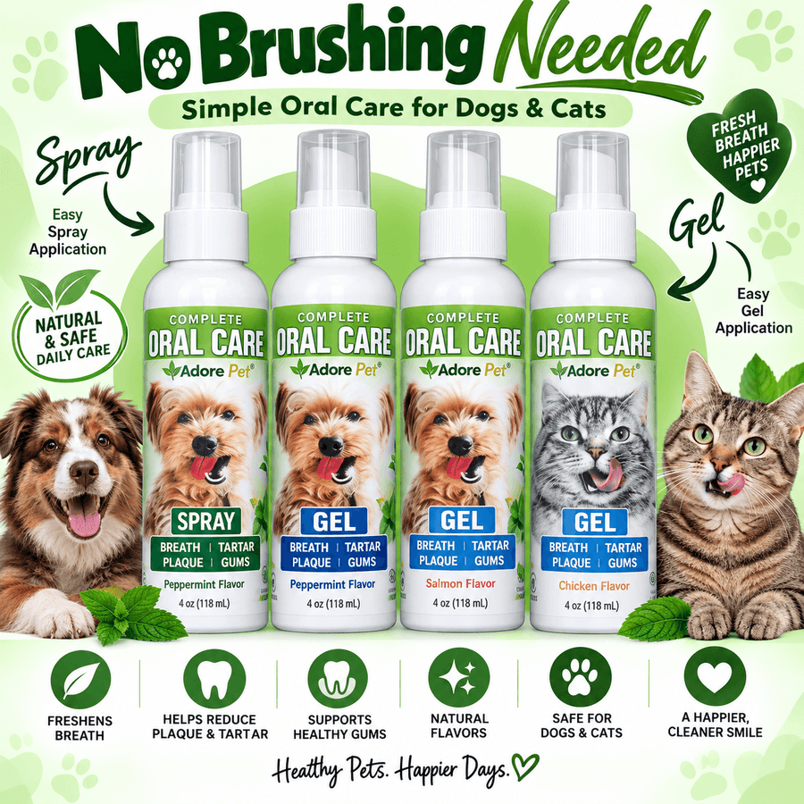 Oral Care Spray – No-Brush Pet Dental Care